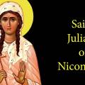 Santa Yuliana dari Nikomedia, Martir (16 Februari)